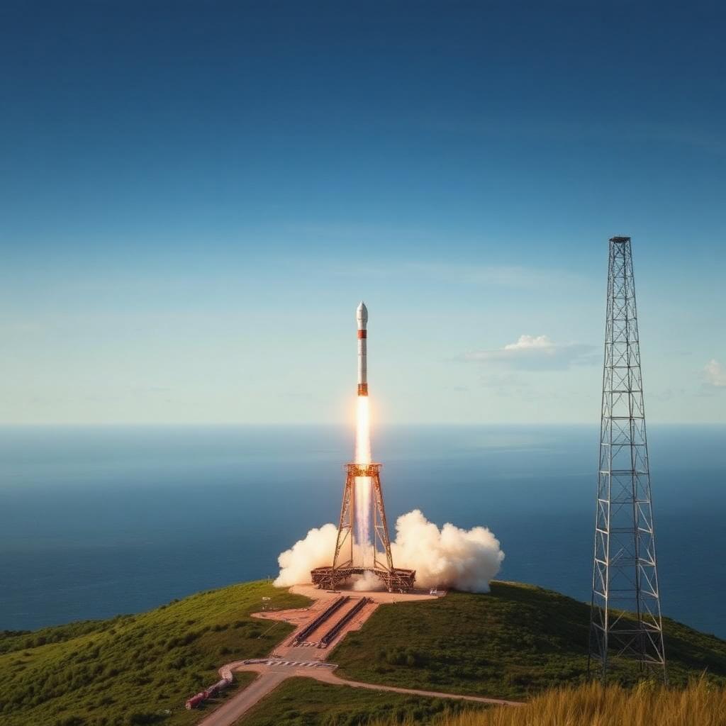 A Rocket Lab launch from Mahia Peninsula, shown as the New Zealand-founded company moves to buy Iridium.